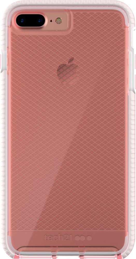 evo check case for apple iphone 8 plus - white/light rose