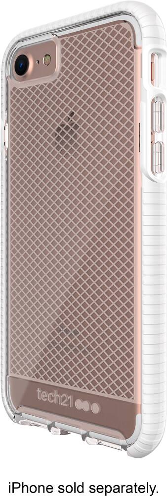 evo check case for apple iphone 8 - clear/white evo check case for apple iphone 8 - clear/white