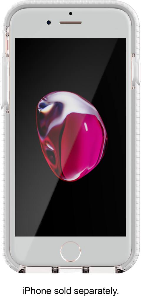 evo check case for apple iphone 8 - clear/white evo check case for apple iphone 8 - clear/white