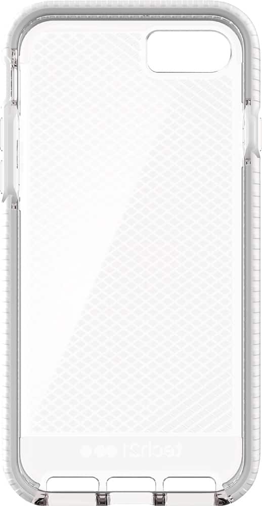 evo check case for apple iphone 8 - clear/white evo check case for apple iphone 8 - clear/white