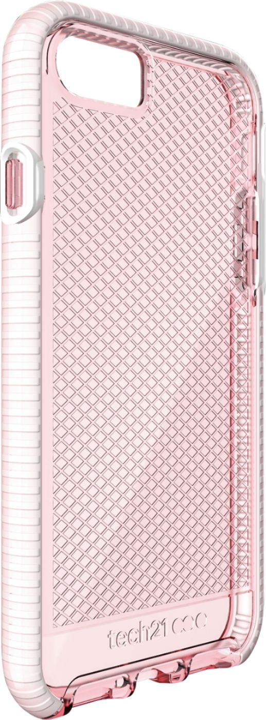 Angle View: Tech21 - EVO CHECK Case for Apple® iPhone® 7, 8 and SE (2nd generation) - White/Light Rose