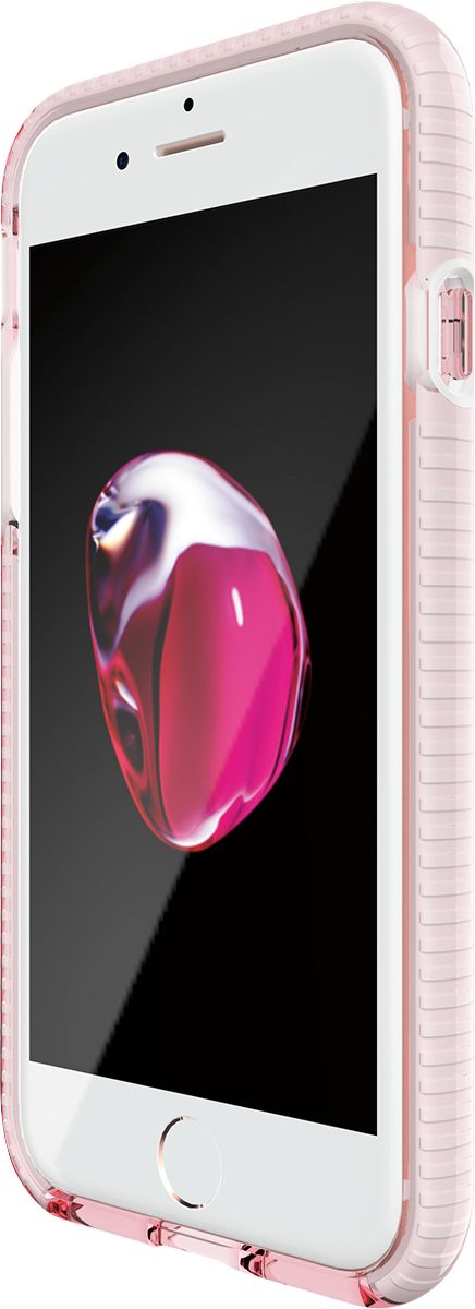 Tech 21 Evo Cartera Folio Estuche Cubierta Con flexshock para iPhone 8 7-Light Rose