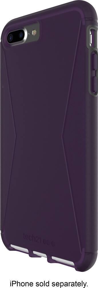 Front. Tech21 - Evo Tactical Case for Apple® iPhone® 7 Plus - Violet.