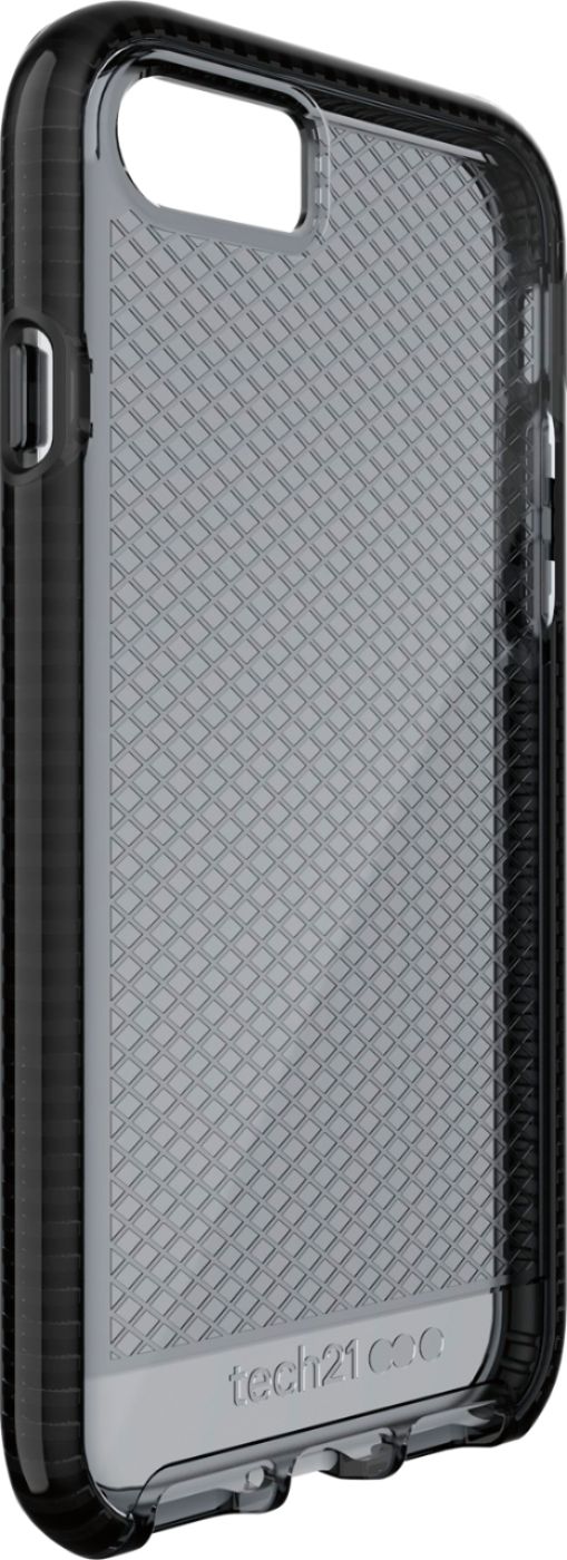 Angle View: Tech21 - Evo Check Hard Shell Case for Apple iPhone 13 mini & iPhone 12 mini - Smokey/Black
