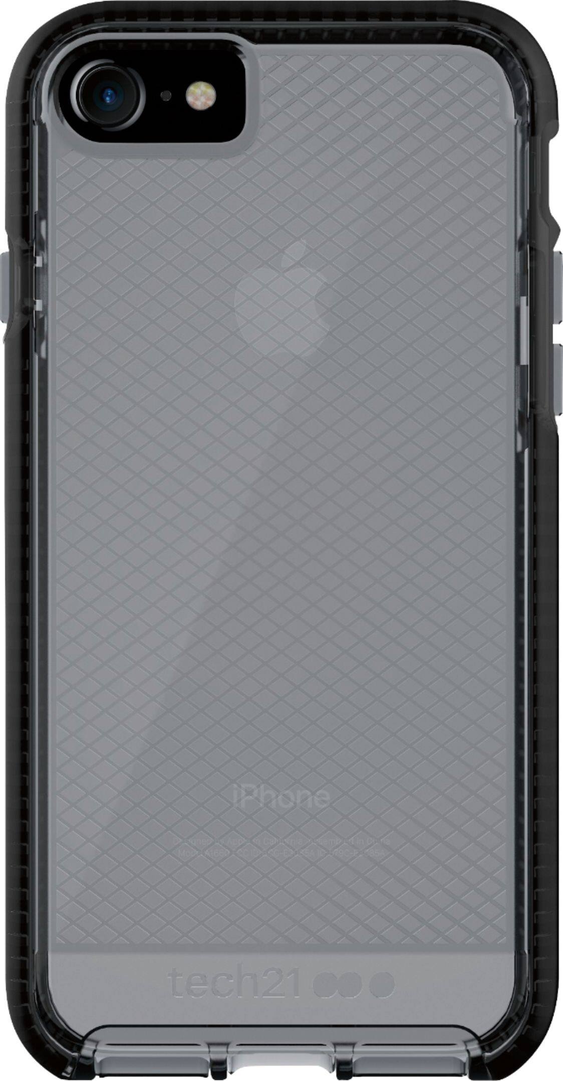 Alt View 1. Tech21 - Evo Check Case for Apple iPhone 7, 8 and SE (3rd Generation) - Smokey/Black.