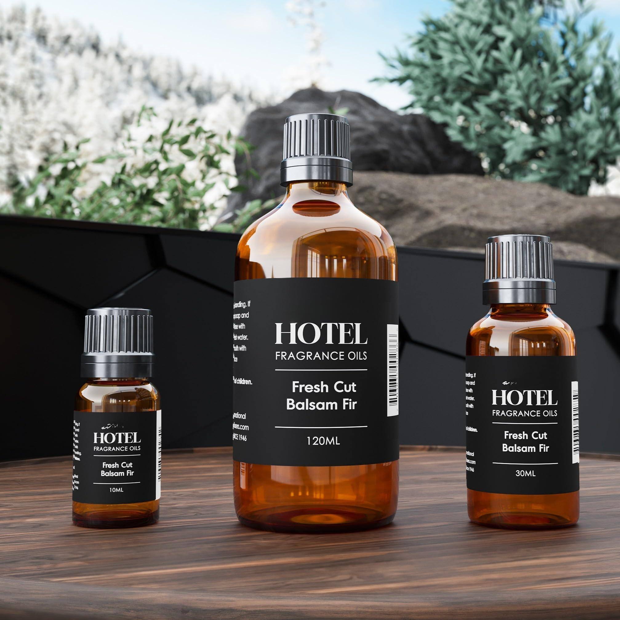 HOTEL FRAGRANCE OILS  
Fresh Cut Balsam Fir  
10ML  

HOTEL FRAGRANCE OILS  
Fresh Cut Balsam Fir  
20ML  

HOTEL FRAGRANCE OILS  
Fresh Cut Balsam Fir  
30ML