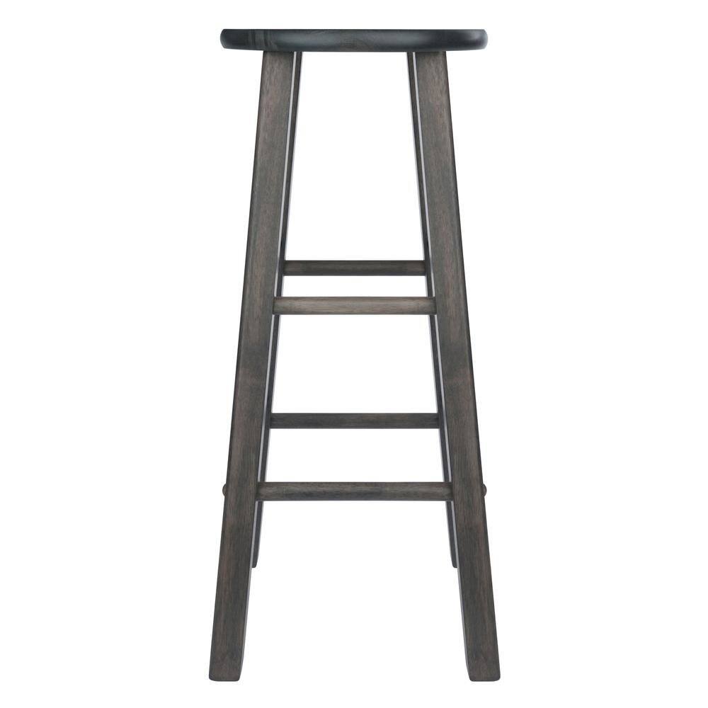 Alt View 1. FurniFact - 2-PC Bar Stool Set - Oyster Gray.