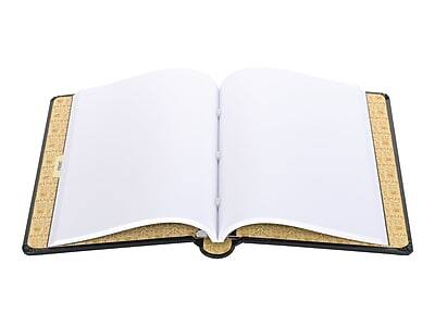 Alt View 2. Wilson Jones - Wilson Jones Minute Record Book, 8.5"W x 14"H, Black (W0395-31) - Black.