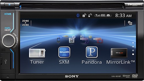  Sony - 6.1&quot; - CD/DVD - Built-In Bluetooth - In-Dash Receiver with Remote