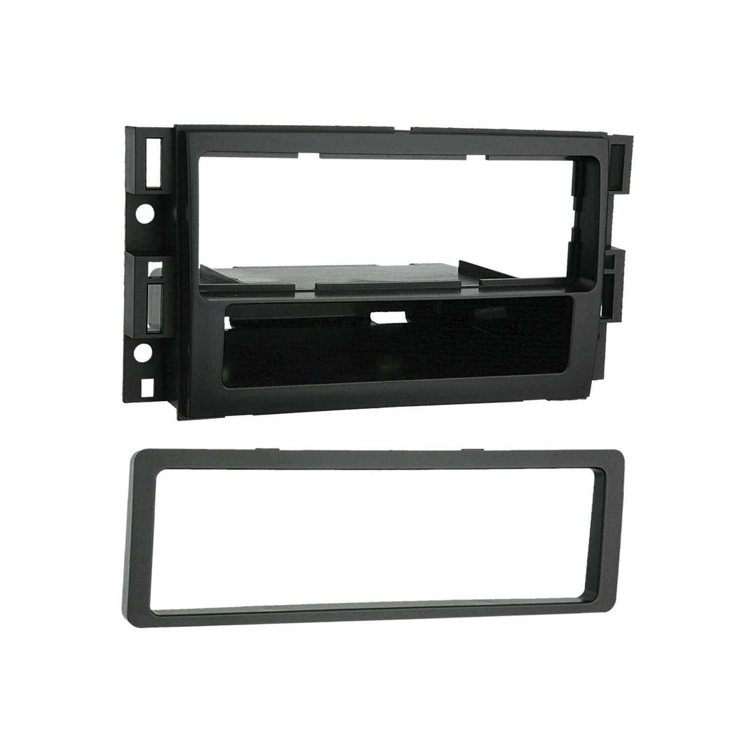 Left. Metra - Iso Single-din Dash Installation Multi Kit For Select 2006 Through 2023 Gm Vehicles.