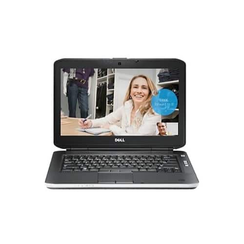 Front. Dell - Latitude 14" Refurbished Laptop - Intel Core i5 - 4GB Memory - 500GB Hard Drive - Black.