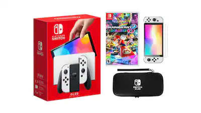 Switch OLED Mario Kart 8 Deluxe Bundle with Accessories Nintendo Switch OLED Mario Kart 8 Deluxe Bundle with Accessories Nintendo