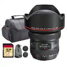 CANON ZOOM LENS EF 11-24mm 1:4 L USM
64GB SDXC Card
Canon Lens Cap
Canon Lens Hood
Canon Lens Bag