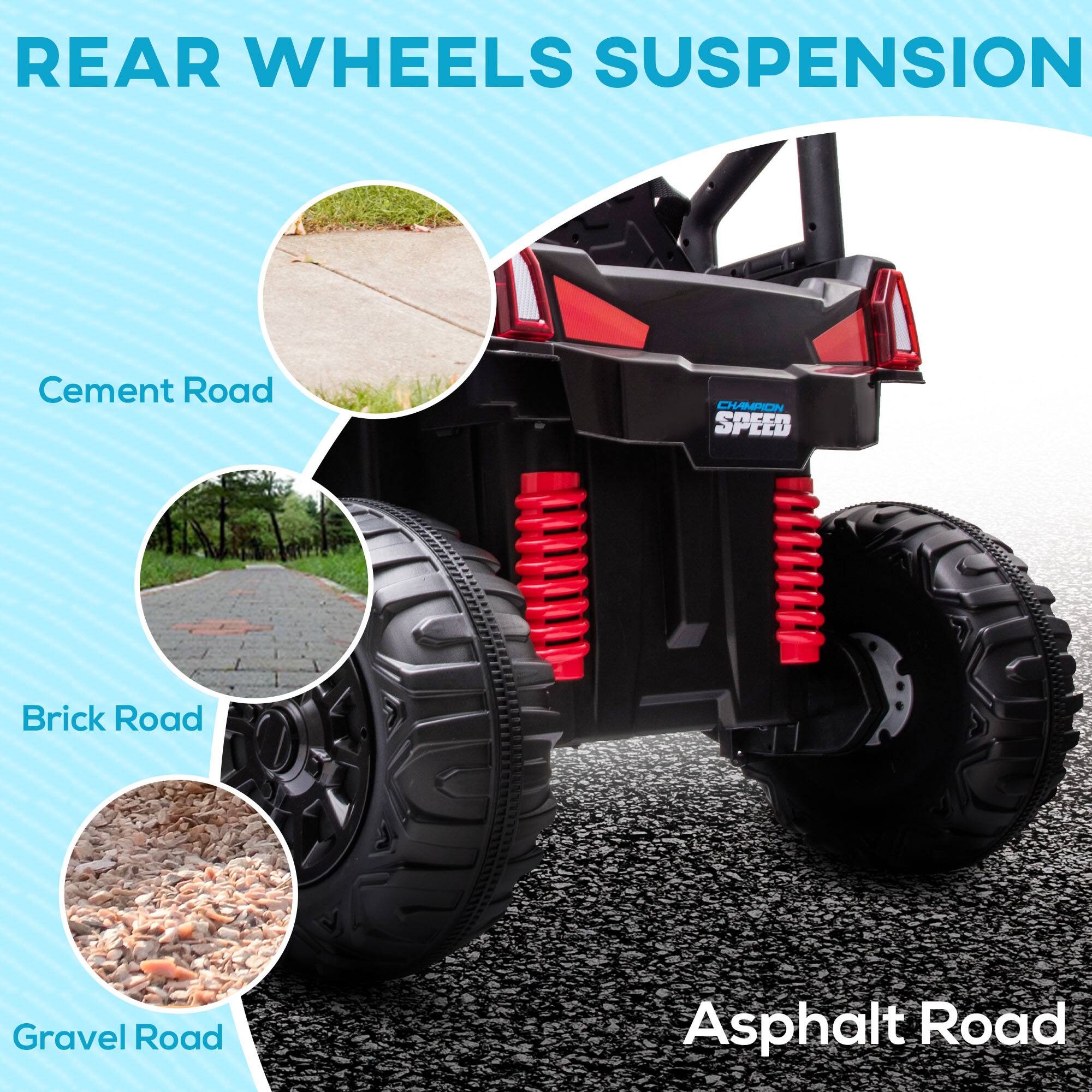 REAR WHEELS SUSPENSION

Cement Road

Brick Road

Gravel Road

Asphalt Road