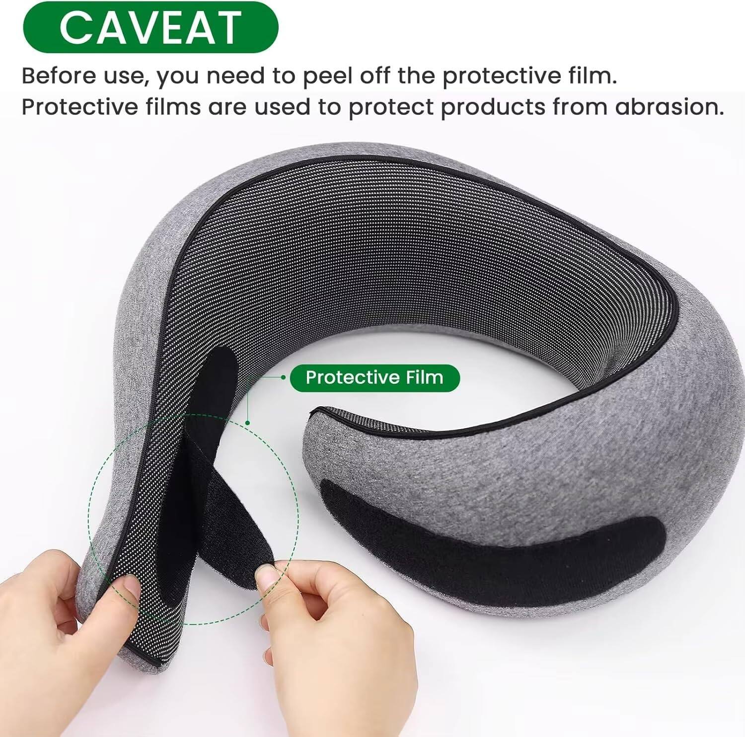 CAVEAT

Before use, you need to peel off the protective film. Protective films are used to protect products from abrasion.

Protective Film