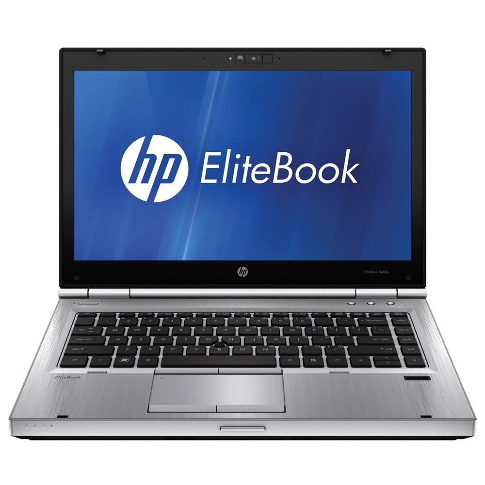 Front. HP - EliteBook 14" Refurbished Laptop - Intel Core i5 - 4GB Memory - 128GB Solid State Drive - Silver.