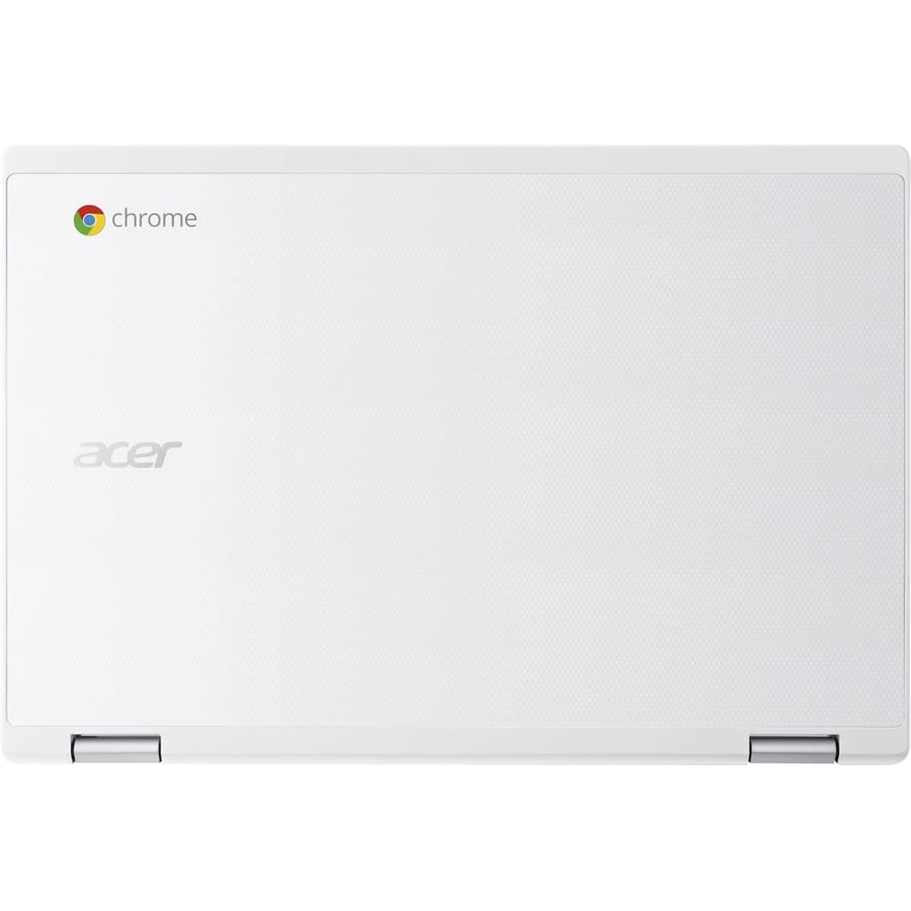Alt View 12. Acer - 11.6" Refurbished Chromebook - Intel Celeron - 2GB Memory - 16GB eMMC Flash Memory - White.
