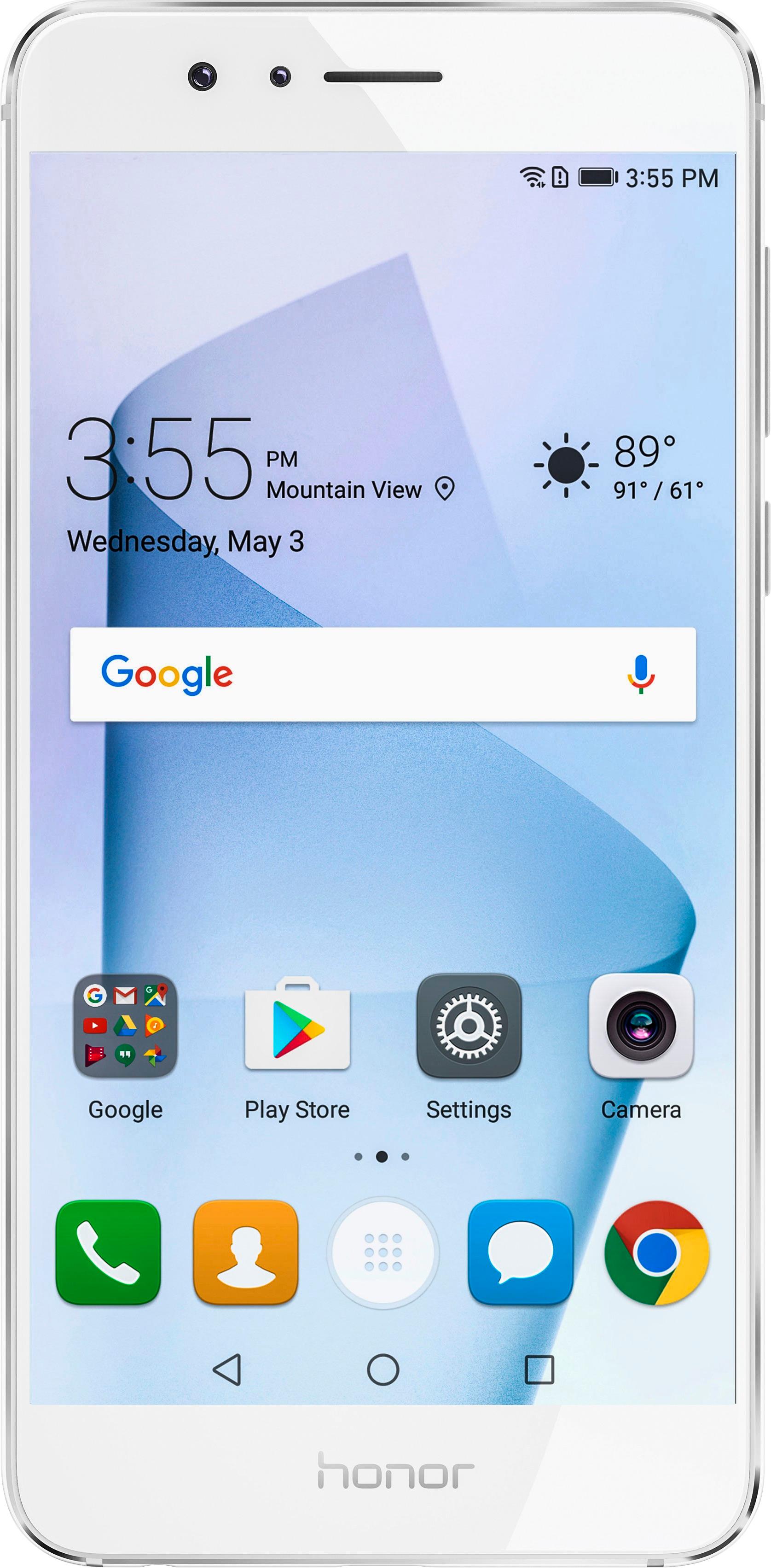 Geschatte Scheermes optocht Huawei Honor 8 4G LTE with 32GB Memory Cell Phone (Unlocked) Pearl white  FRD-L04 - Best Buy