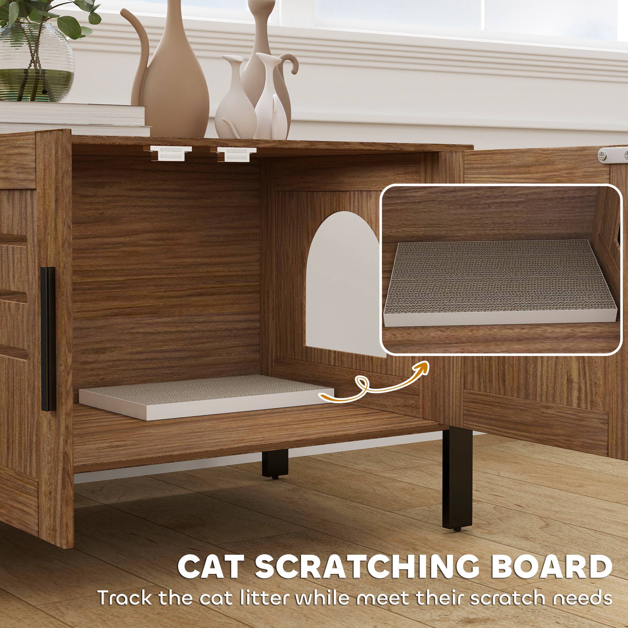 CAT SCRATCHING BOARD  
Track the cat litter while meeting their scratch needs