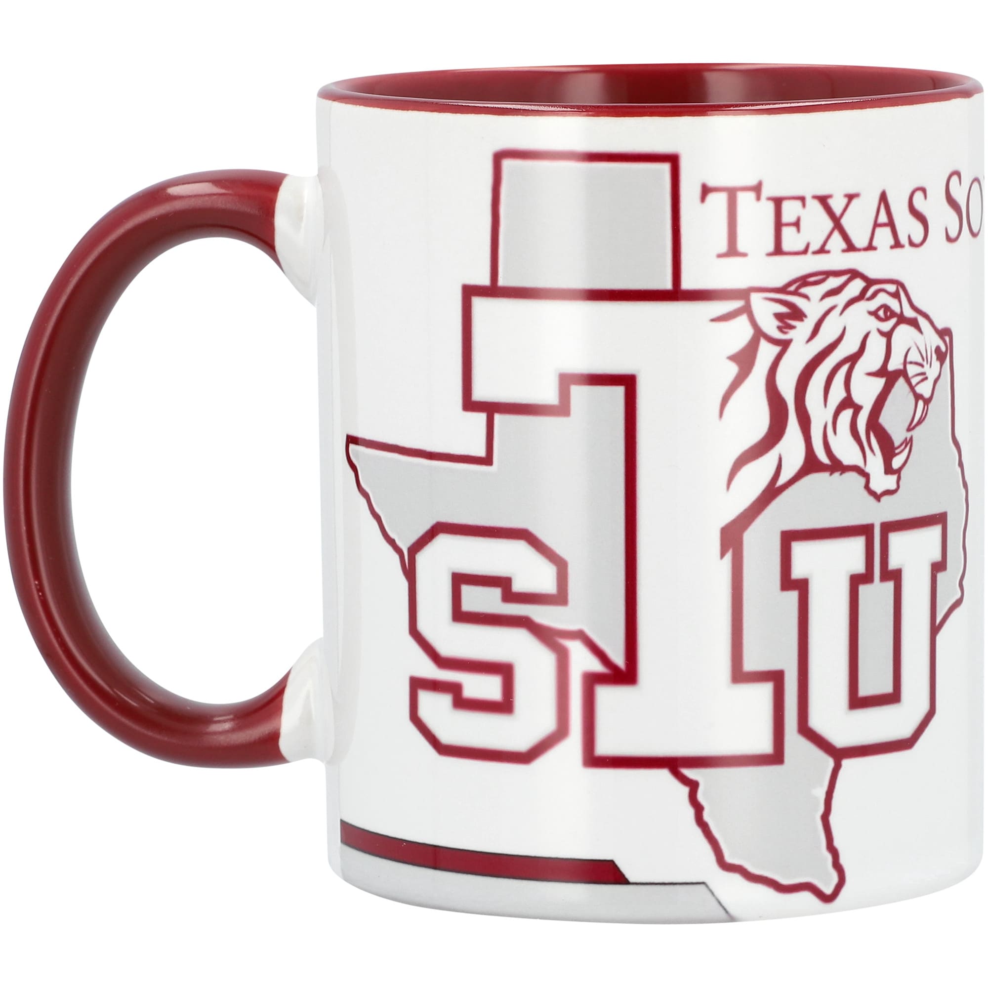 Front. Kozy Cushions - Texas Southern Tigers 11oz. Ceramic Mug - Multicolor.