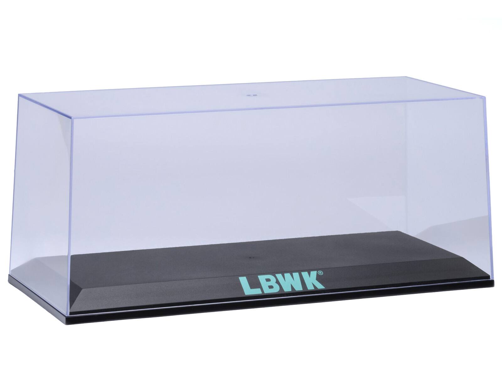 Alt View 5. Autoart - Collectible Display Show Case with Black Plastic Base and Green "LBWK" Logo for 1/18-1/24 Scale Model Cars by Autoart.