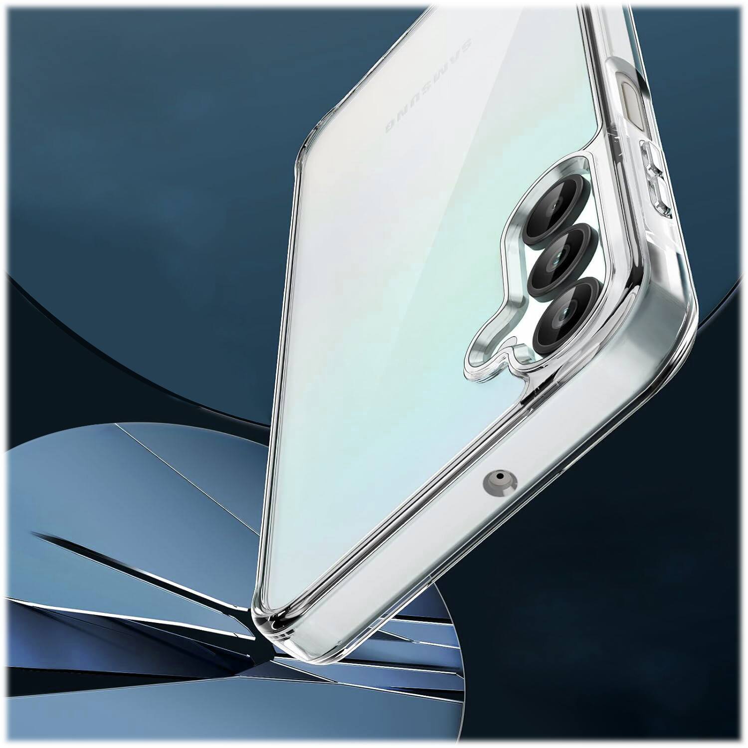 Alt View 15. SaharaCase - Hybrid-Flex Hard Shell Series Case for Samsung Galaxy A15 5G - Clear.