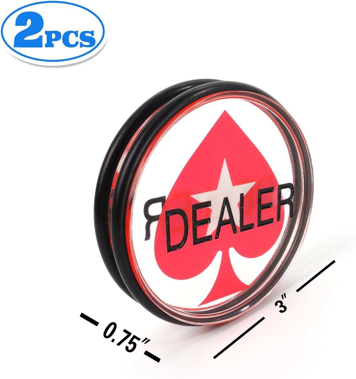 2PCS, DEALER, 3", 0.75"