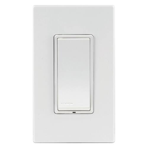 Leviton Decora ZWave Wireless Smart InWall Dimmer Switch White R03