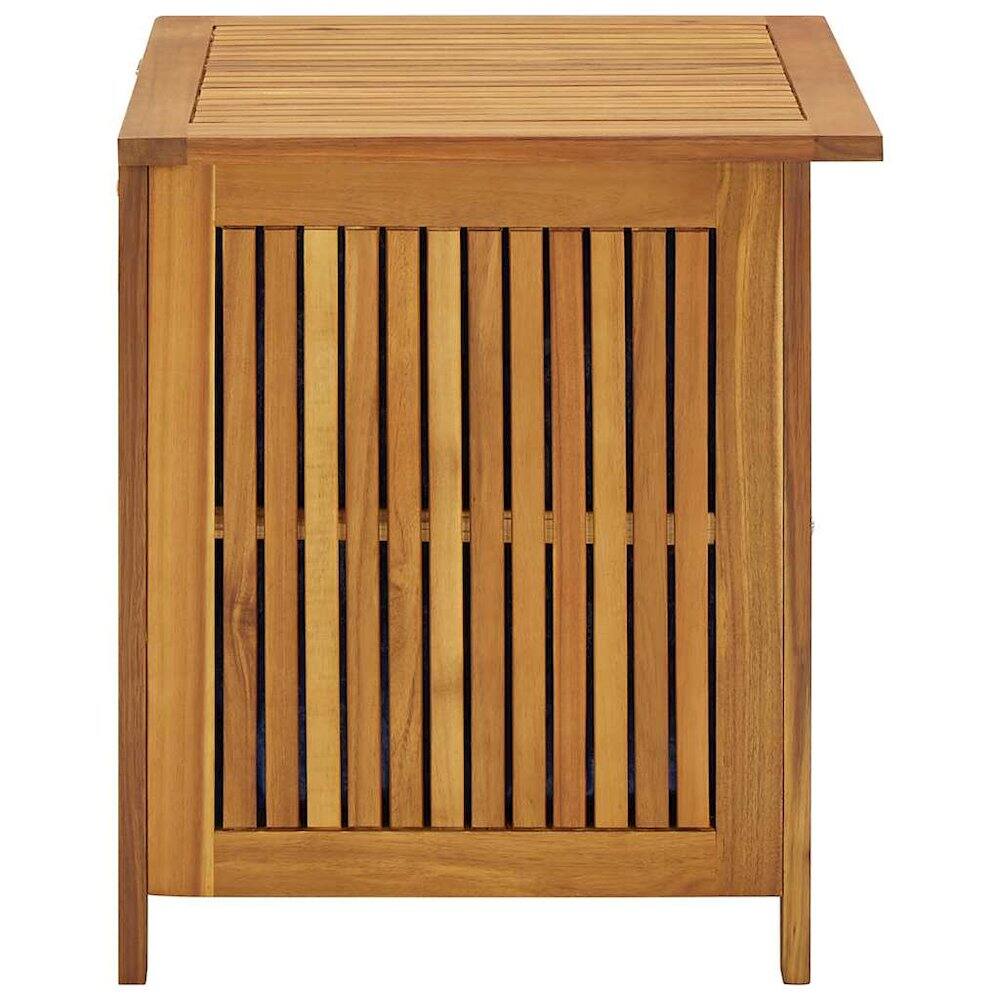 Alt View 2. vidaXL - vidaXL Storage Box Acacia wood finish Solid acacia wood Medium Rustic - Brown.