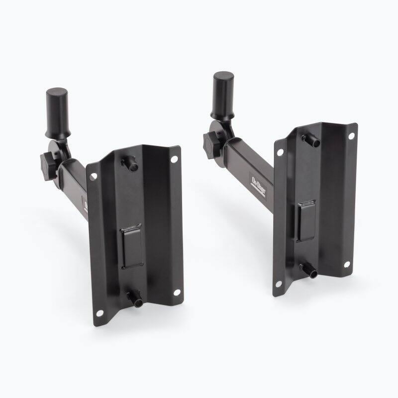 Alt View 1. On Stage Stands - On Stage SS7322B Adj Wall Mount Spkr Bracket, Pair - Black.