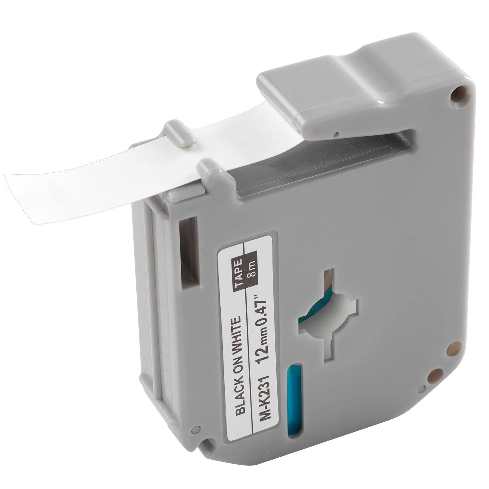 TAPE  
8m 0.47"  
12mm 0.47"  
BLACK ON WHITE  
MK-231