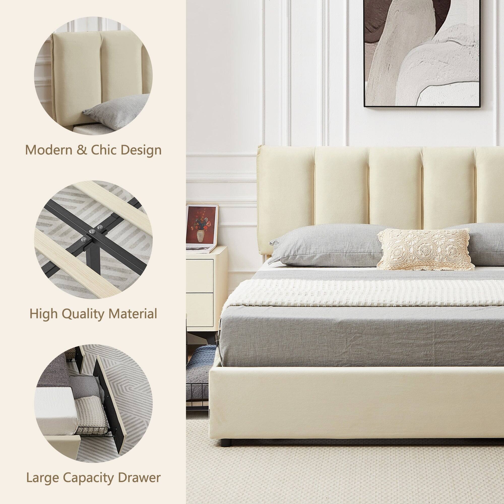 Modern & Chic Design  
High Quality Material  
Large Capacity Drawer