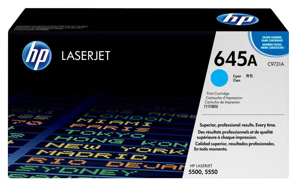 Best Buy: HP 645A High-Yield Toner Cartridge Cyan C9731A