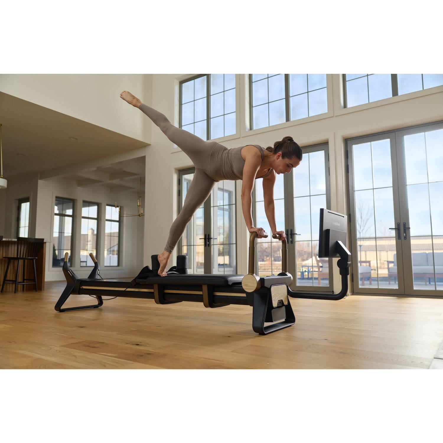 Alt View 9. NordicTrack - NordicTrack Ultra 1 Reformer - Maple Brass.