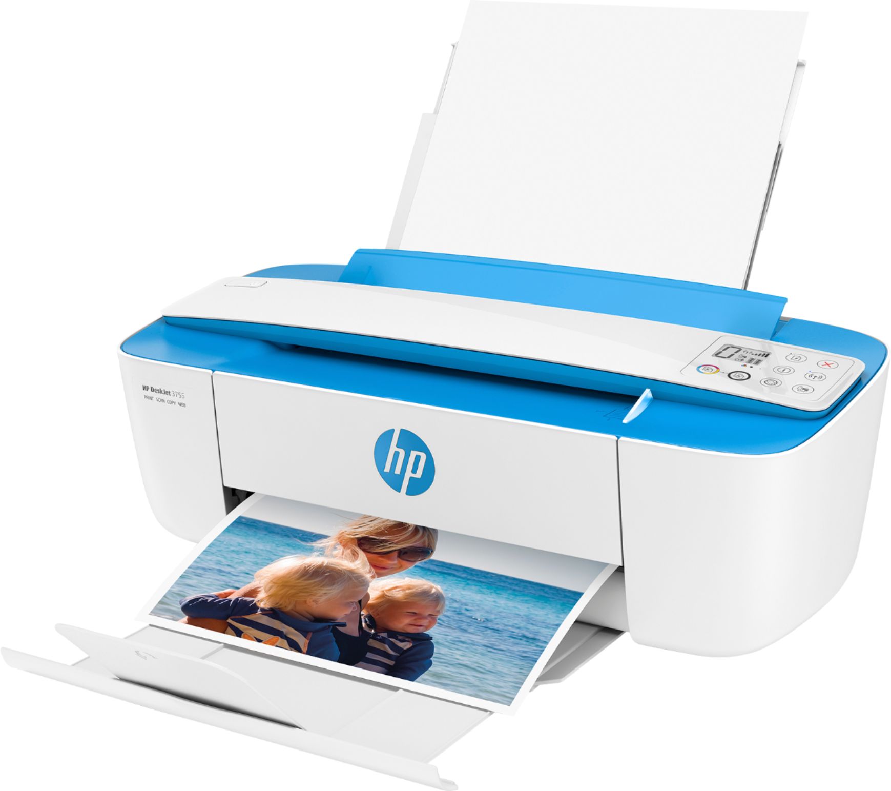 HP DeskJet 3755 All-in-One Instant Ink Ready Inkjet Printer Blue J9V90A#B1H - Best Buy
