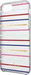 Front Zoom. kate spade new york - Protective Hardshell Case for Apple® iPhone® 7 - Surprise Stripe Gold/Multi.