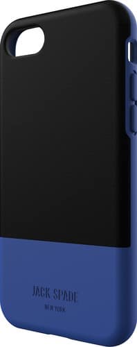 JACK SPADE - Color-Block Case for Apple® iPhone® 7 - Blue/Fulton black - Larger Front