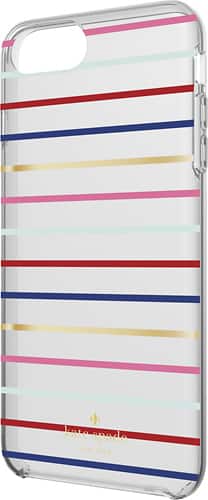 kate spade new york - Protective Hardshell Case for Apple® iPhone® 7 Plus - Multicolor/Surprise stripe gold - Larger Front