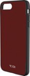 Front Zoom. TUMI - Leather Co-Mold Case for Apple® iPhone® 7 - Red.