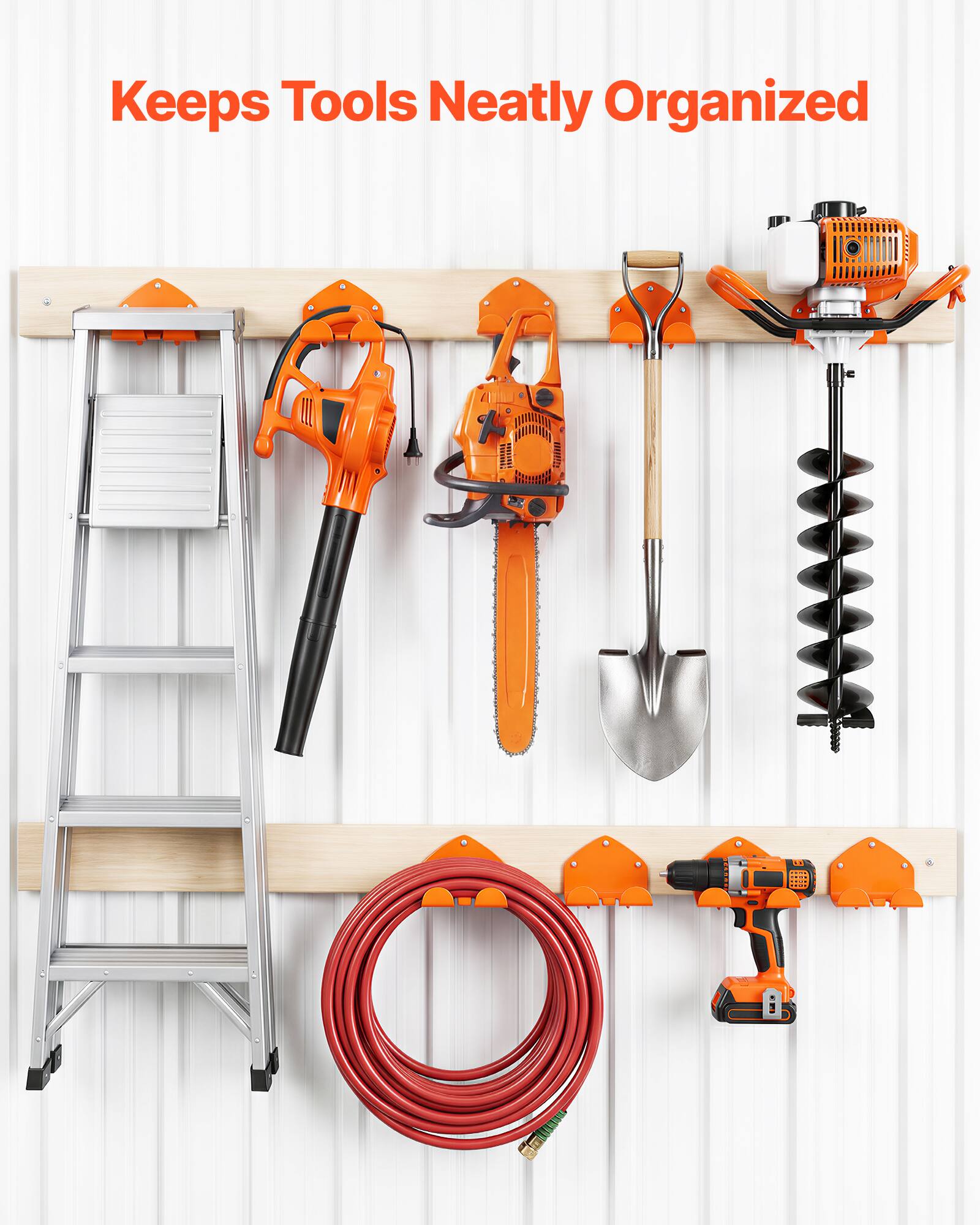 Keeps Tools Neatly Organized