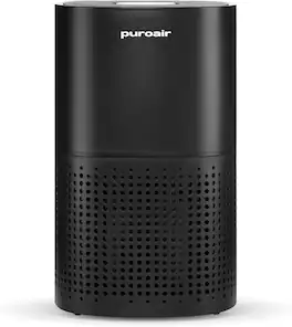 PuroAir - 240 HEPA Air Purifier for Bedroom - Covers Up To 1,000 Sq Ft - Black