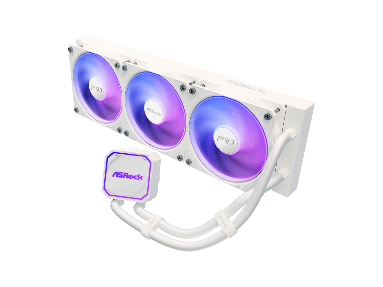 ASRock - AIO PRO 360 ARGB 27mm radiator, ARGB waterblock, ARGB Hub-lighting fan, version - White price history on PriceWatchPro