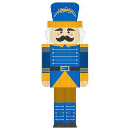 Fan Creations - Los Angeles Chargers 31'' Nutcracker Leaner - Multicolor