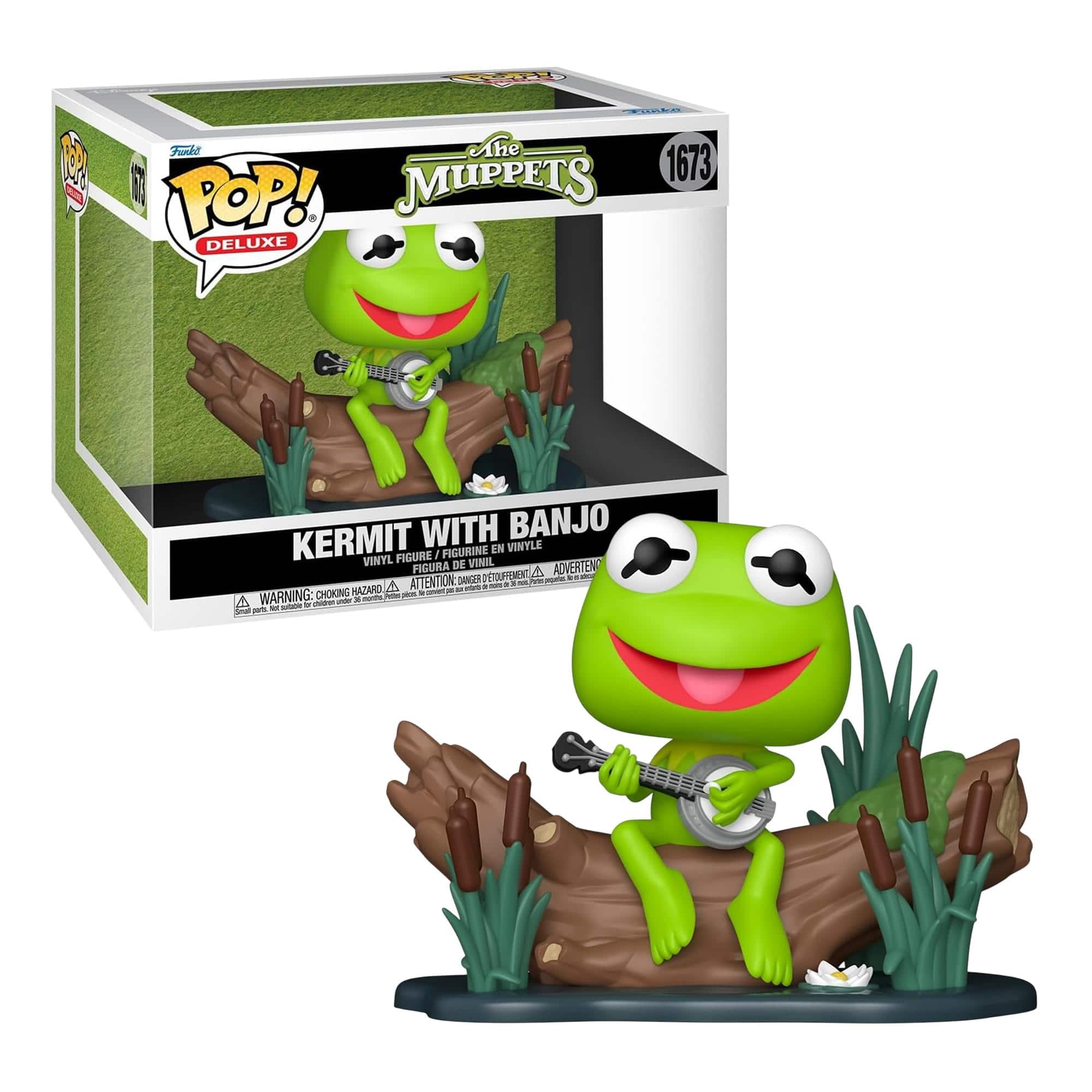 Photos - Action Figures / Transformers Funko The Muppets  POP Television | Kermit With Banjo - Green 75853 