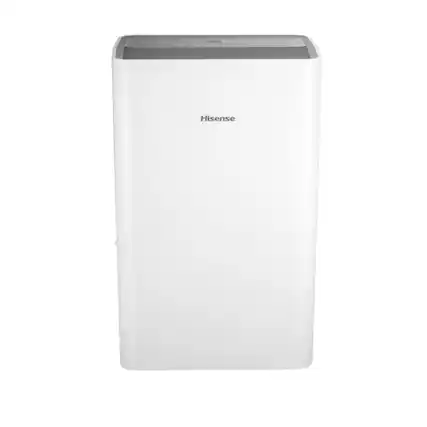 Front. Hisense - Hisense 50 Pint Dehumidifier with 12-Quart Bucket Capacity - White.