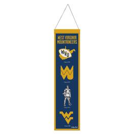 WinCraft - West Virginia Mountaineers 8" x 32" Evolution Banner - Multicolor