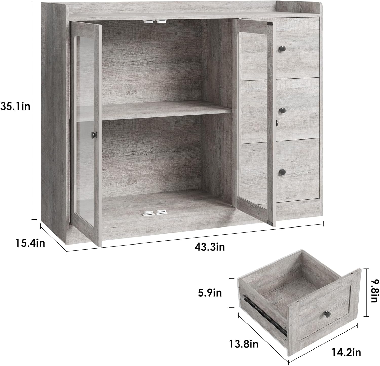 35.1in  
15.4in  
43.3in  
5.9in  
9.8in  
13.8in  
14.2in
