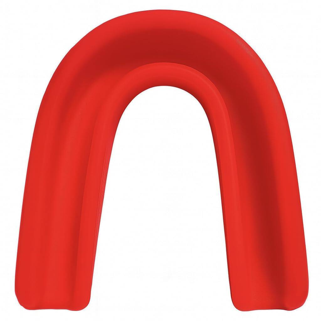 Alt View 1. Amber Sporting Goods - Breathable Boil & Bite MMA Mouth Guard for Boxing & Wrestling, Super Tough Combat Mouthpiece – Red (Pack of 10) - Red.