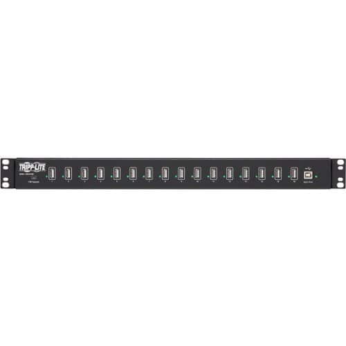 Tripp Lite - by Eaton 16-Port USB Charging Station with Syncing Function - 5V 40A / 200W USB Charger Output - Tablet - Black