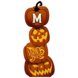Fan Creations - Maryland Terrapins 31'' Pumpkin Leaner - Orange